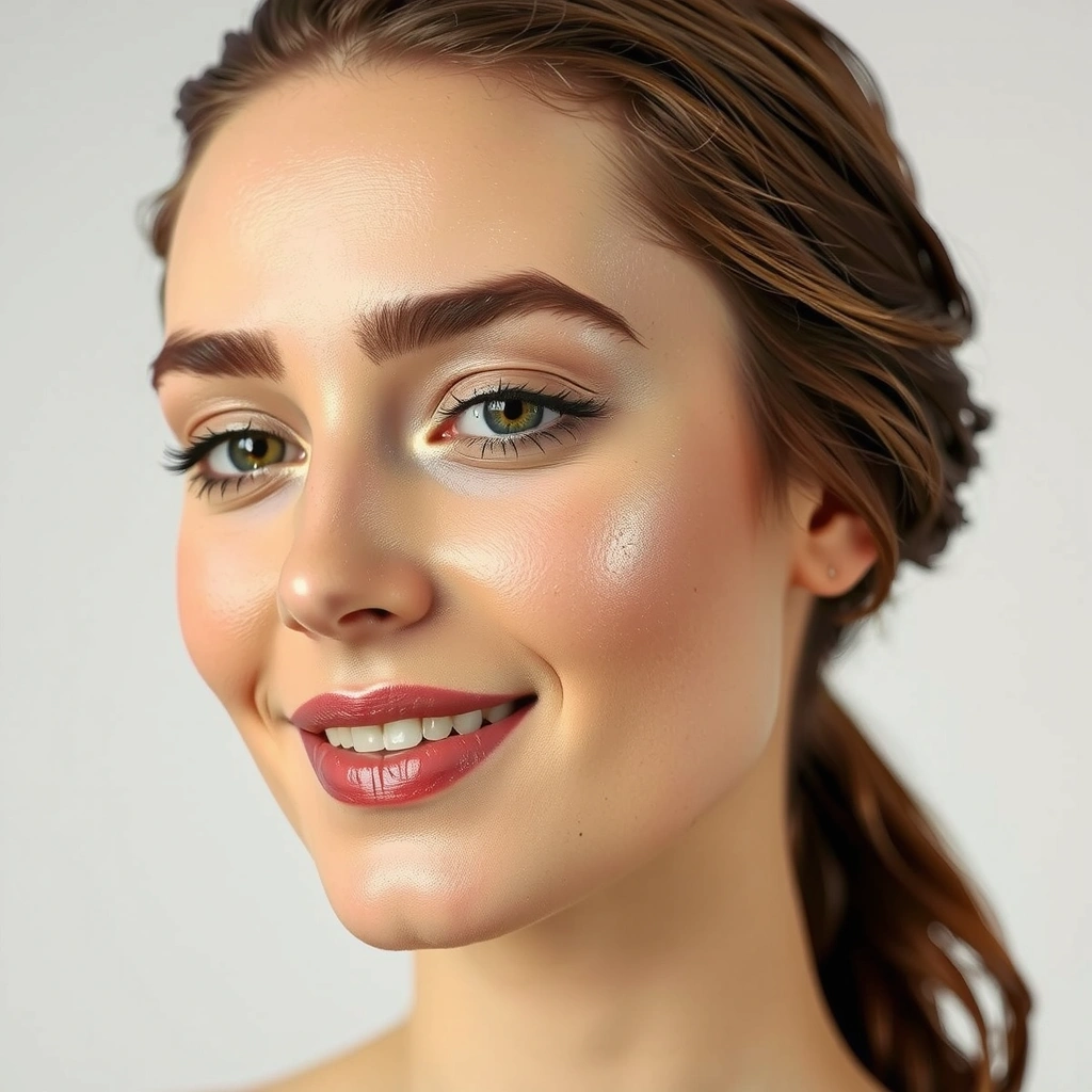 Woman with healthy, radiant skin